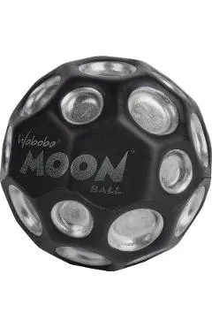 Minge hiperelastica: Waboba Moon Ball. Neagra cu pete argintii