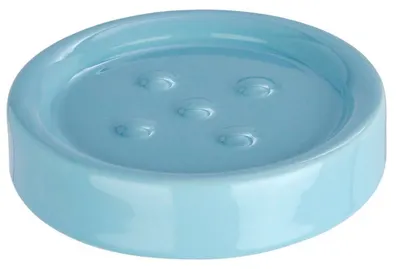 Suport pentru săpun Wenko - Ceramică, 11 x 2,5 cm, albastru