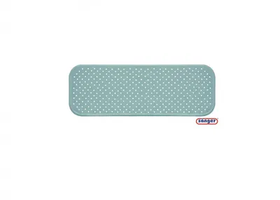 Covoras antiderapant cada cu ventuze pentru fixare 96x34 cm bleu