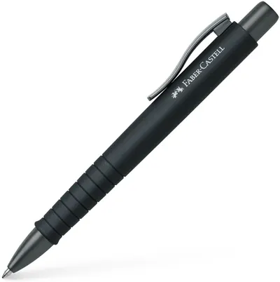 Pix automat Faber-Castell Poly Ball - XB, negru