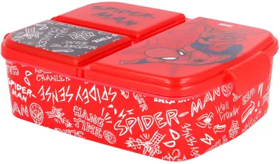 Cutie pentru mâncare Stor Spider-Man - cu 3 compartimente