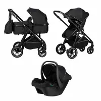 Carucior 3 in 1, FreeON, Neo, Transformabil, Pana la 22 kg, EN1888-2:2018+A1:2022, E8*129R04/01, 0 luni+, Black