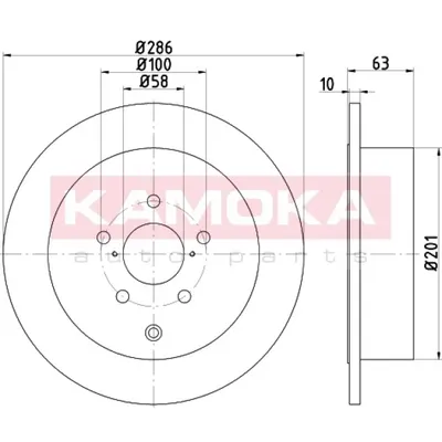Disc frana KAMOKA 103173
