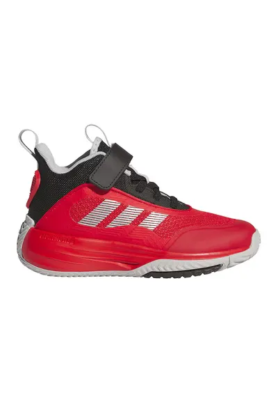 Pantofi cu velcro Ownthegame pentru baschet - Negru/Gri/Rosu vermillion
