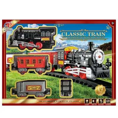 Tren clasic cu 2 vagoane 17 piese
