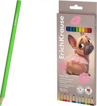 Creioane colorate ErichKrause Frenchie - 12 culori