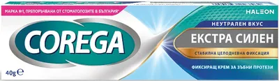 Corega Cremă pentru fixarea protezelor, gust neutru, 40 g