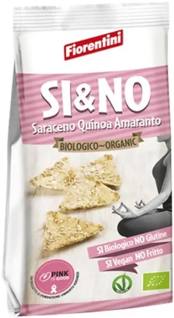 Mini gustări bio din hrișcă cu quinoa și amarant, 80 g, Fiorentini