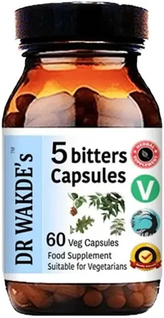 5 Bittere, 60 capsule, Dr Wakde's