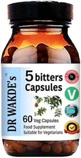 5 Bittere, 60 capsule, Dr Wakde's