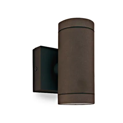 Rolo 1-WL, 2x35W, MR16, GU10, 100-240V, IP54, rustbrown