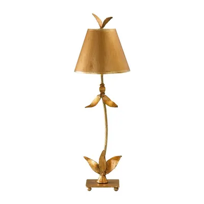 Veioza Red Bell 1 Light Table Lamp – Gold Leaf
