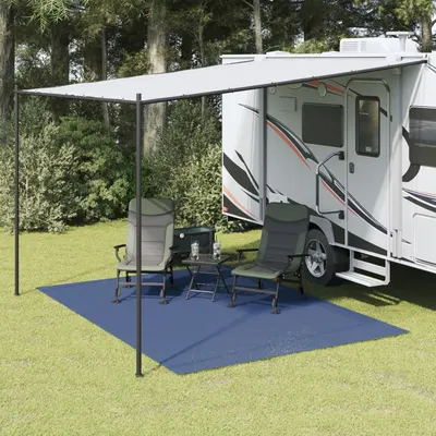 vidaXL Covor pentru cort, albastru, 3,5x2,5 m