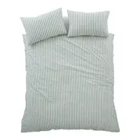 Lenjerie de pat albastră pentru pat de o persoană 135x200 cm Cotton Rich Woven Stripe – Pineapple Elephant