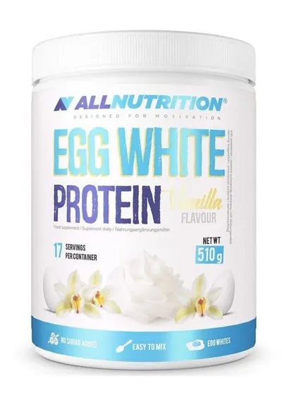 Egg White Protein, vanilie, 510 g, AllNutrition