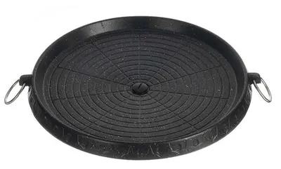 Tigaie rotunda pentru gratar AO 78288 dimensiune 32cm strat antiaderent