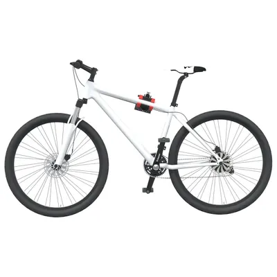 Gossi suport reparatii biciclete de perete, pliabil, rosu/ negru otel