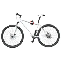 Gossi suport reparatii biciclete de perete, pliabil, rosu/ negru otel