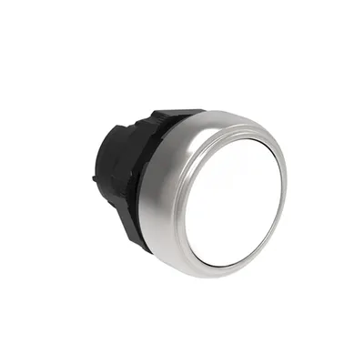 Push buton , diametru Ø22MM PLATINUM SERIES, FLUSH, WHITE