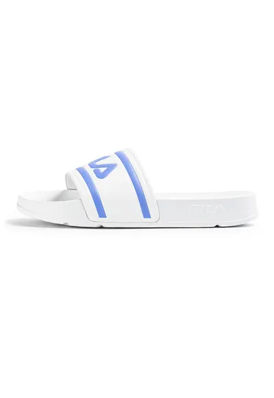 Papuci cu logo cauciucat Morro Bay - Albastru azur/Alb optic/Rosu vermillion