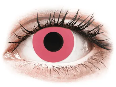 CRAZY LENS - Solid Rose - lentile zilnice fără dioptrie (2 lentile)