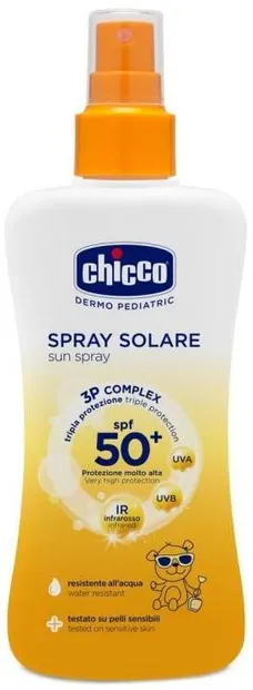 Spray cu protecție solară Chicco, SPF 50+, 150 ml