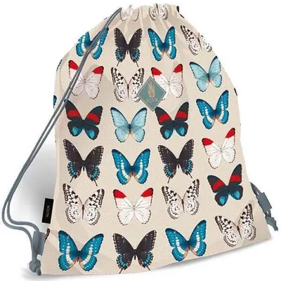 Geanta sport scolara Lizzy Card Xlook Buterfly