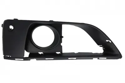 Element bara fata stanga (cu orificii lampa, cu orificii senzor parcare, plastic, negru, LUXURY) potrivit BMW 2 Active Tourer F45, F46, 2 Gran Tourer F46 09.14-12.18