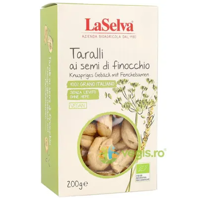 Covrigei Taralli cu Seminte de Fenicul Ecologici/Bio 200g