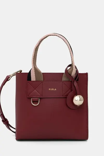 Furla geantă crossbody pentru femei, din piele Divide It Mini Tote