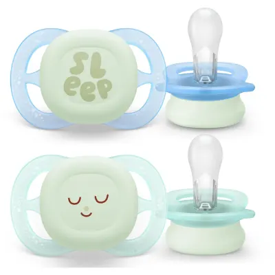 Philips Avent Ultrastart Day&Night SCF075/18 0-2 m suzetă Boy 2 buc