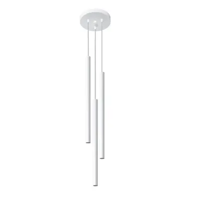 Lustră albă din metal ø 20 cm Fideus – Sollux
