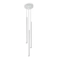 Lustră albă din metal ø 20 cm Fideus – Sollux