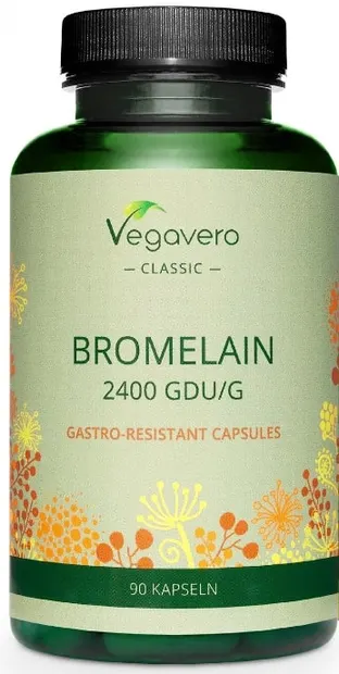 Bromelain, 500 mg, 90 capsule, Vegavero