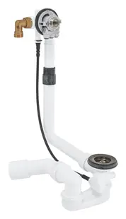 Evacuare cu umplere cada Grohe TalentoFill, universala, mat, grafit, 28990AL0