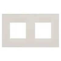 Placa ornament CProiector HORUS GEO International - IN TECHNOPOLYMER - 2+2 modul HORIZONTAL - IVORY - CProiector HORUS