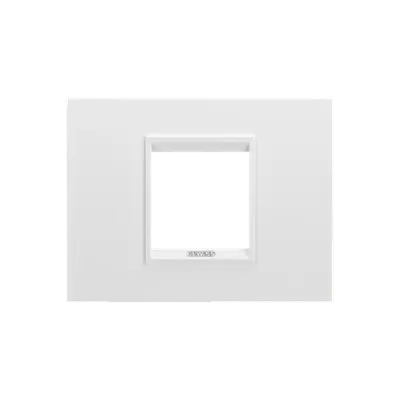 Placa ornament Chorus LUX -Metalizat - 2 module- WHITE - CHORUS