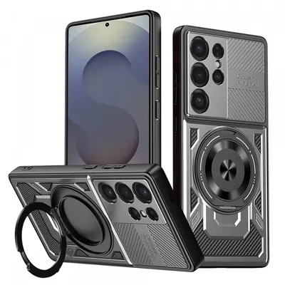 Husa pentru Samsung Galaxy S25 Ultra S938, Techsuit, RuggedCam, Gri