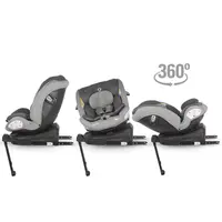 Scaun auto rotativ cu Isofix Coccolle Sidra iSize Premium Line Moonlit Grey 40-150 cm,0-12 ani,4 pozitii de inclinare,Tetiera reglabila,Pozitie somn,Husa detasabila,Sistem antibasculare,Picior de fixare,Omologat R129