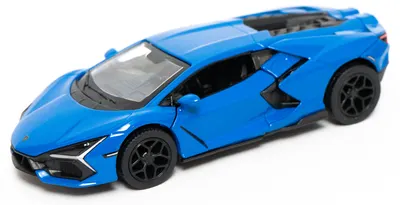 Mașinuță metalică Kinsmart - Lamborghini Revuelto, 1:38, albastru