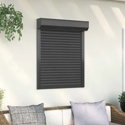 vidaXL Obturator rulant Antracit 70 x 100 cm Aluminiu și Poliuretan