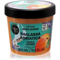 Organic Shop Body Scrub Thalassa Adriatica exfoliant pentru corp cu efect lifting parfum Peach & Lavender 300 ml