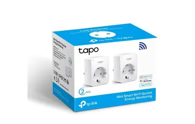 TP-Link MINI SMART WI-FI SOCKET TAPO P110(2-PACK), Protocol: IEEE 802.11b/g/n, Bluetooth 4.2 (doar pentru onboarding), 2.4 GHz,