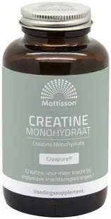 Creatine Monohydrate Creapure, 500 mg, 180 capsule, Mattisson Healthstyle