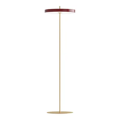 Lampadar roșu LED cu intensitate reglabilă cu abajur din metal (înălțime 151 cm) Asteria Floor – UMAGE