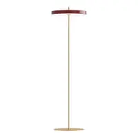 Lampadar roșu LED cu intensitate reglabilă cu abajur din metal (înălțime 151 cm) Asteria Floor – UMAGE