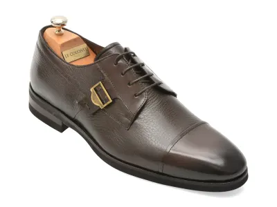 Pantofi eleganti LE COLONEL maro, 484110, din piele naturala