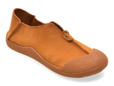 Pantofi GRYXX galbeni, 61188, din piele naturala