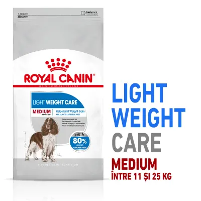 ROYAL CANIN Medium Light Weight Care Adult, hrană uscată câini, limitarea creșterii în greutate, 12kg