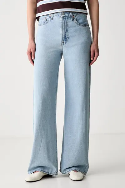 Levi's blugi wide leg pentru femei RIBCAGE WIDE LEG